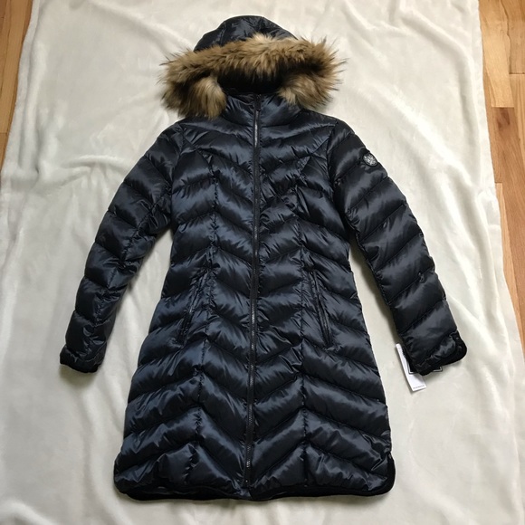 Dawn Levy Chevron Quilted Down Jacket -size XS - Picture 3 of 7